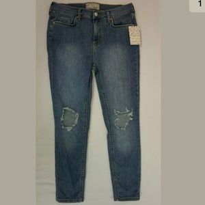 Free People Busted Knee Jeans